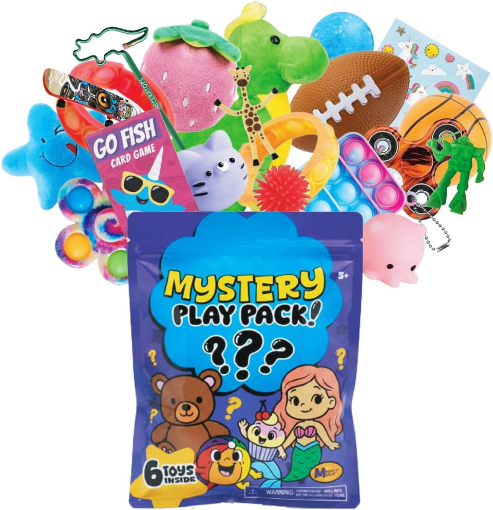 Kids Mystery Toy Bag 6 Surprise Toys Plush Figures Collectibles Gift Boys Girls