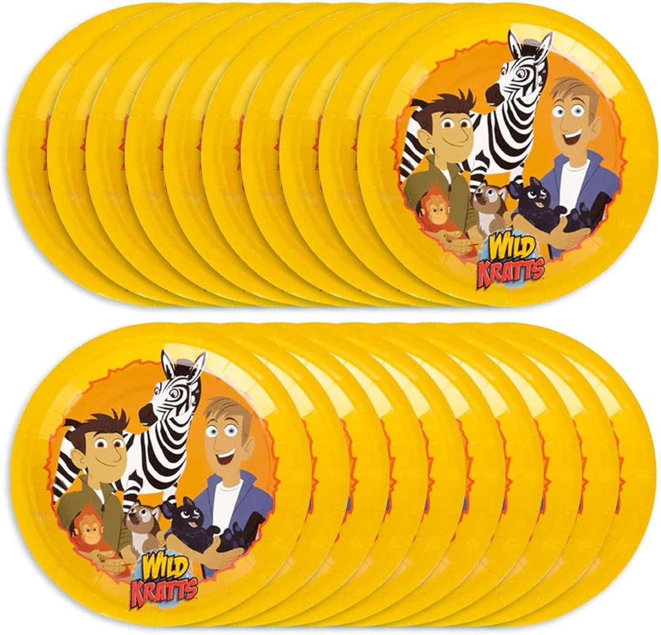 Wild Kratts Party Plates (40)