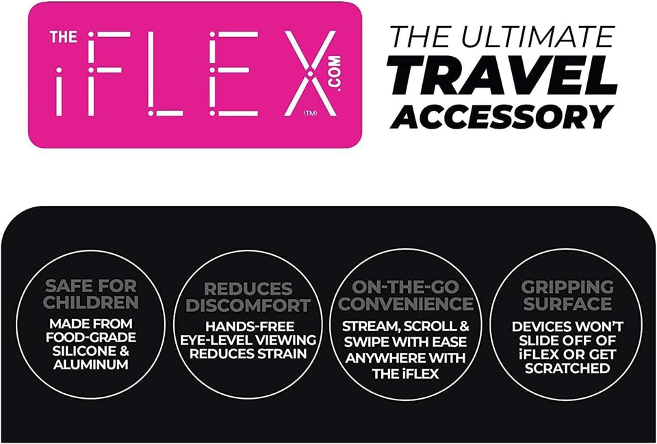 iFLEX Pink 2pk Flexible Stand For Cell Phone & Tablet Work and Home