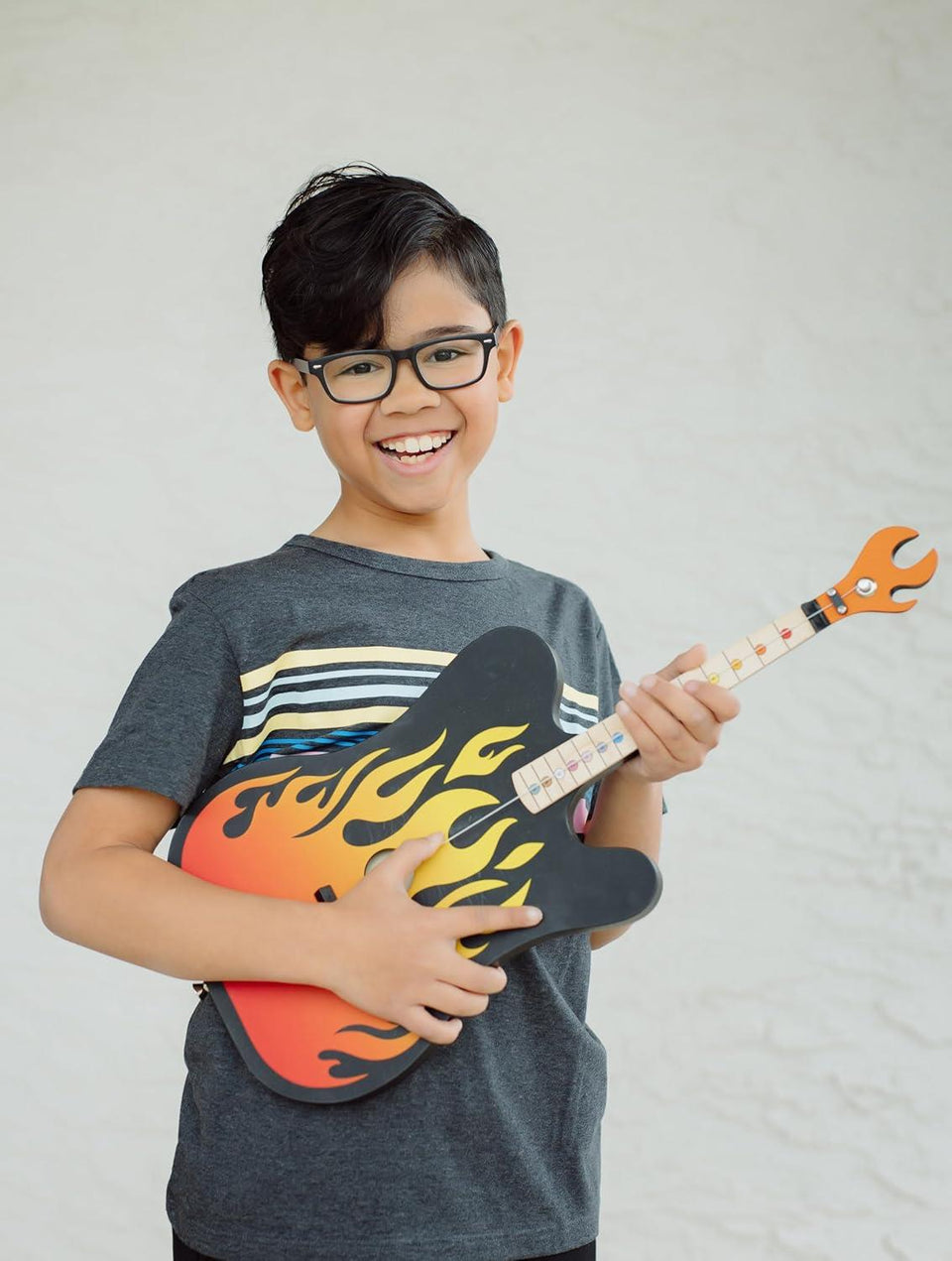 TinkerTar - Flame Electric Guitar - The Easiest Way to Start and Learn Guitar - 1 Stringed Toy Instrument for Kids Perfect Intro to Music for Young Kids Ages 3 and up - from Buffalo Games