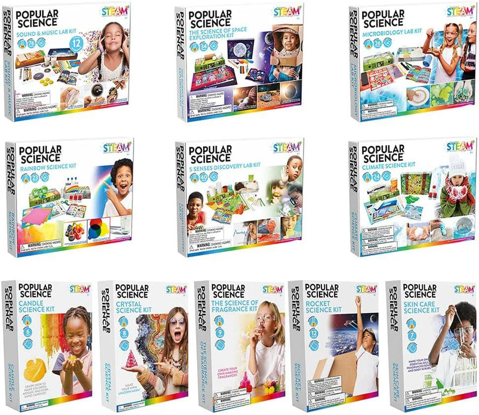 POPULAR SCIENCE Space Exploration Science Kit for Kids | STEM Science Toys and Gifts for Educational and Fun Experiments |Science Kits Designed for Children Ages 8 + and Suitable for All The Family
