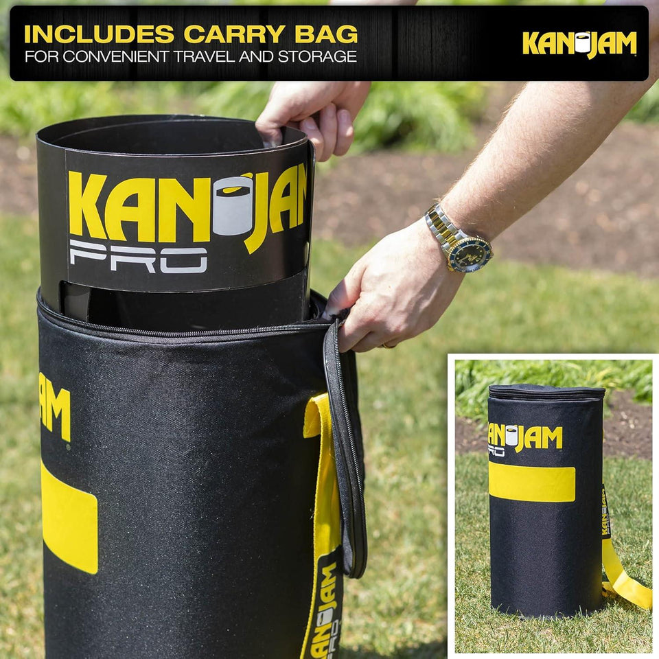 Kan Jam Original Disc Toss Game - Kan Jam Rookie, PRO and To-Go Disc Golf Sets with Illuminate LED Frisbee Versions