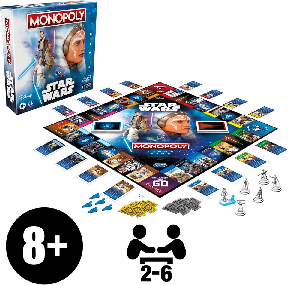 Monopoly Hasbro Gaming Star Wars Light Side Edition Board Game