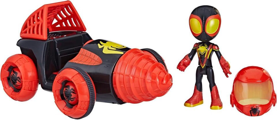 Marvel Spidey and His Amazing Friends Web-Spinners Miles with Drill Spinner