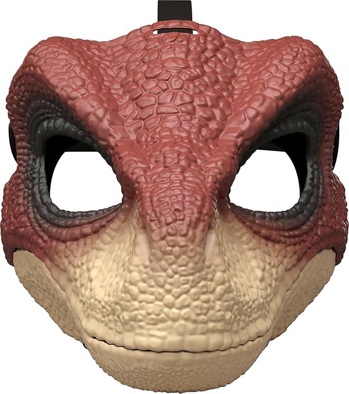 Mattel Jurassic World Rebirth Dinosaur Mask, Role-Play Head Wear, Openable Jaw, Realistic Texture and Color, Adjustable Strap