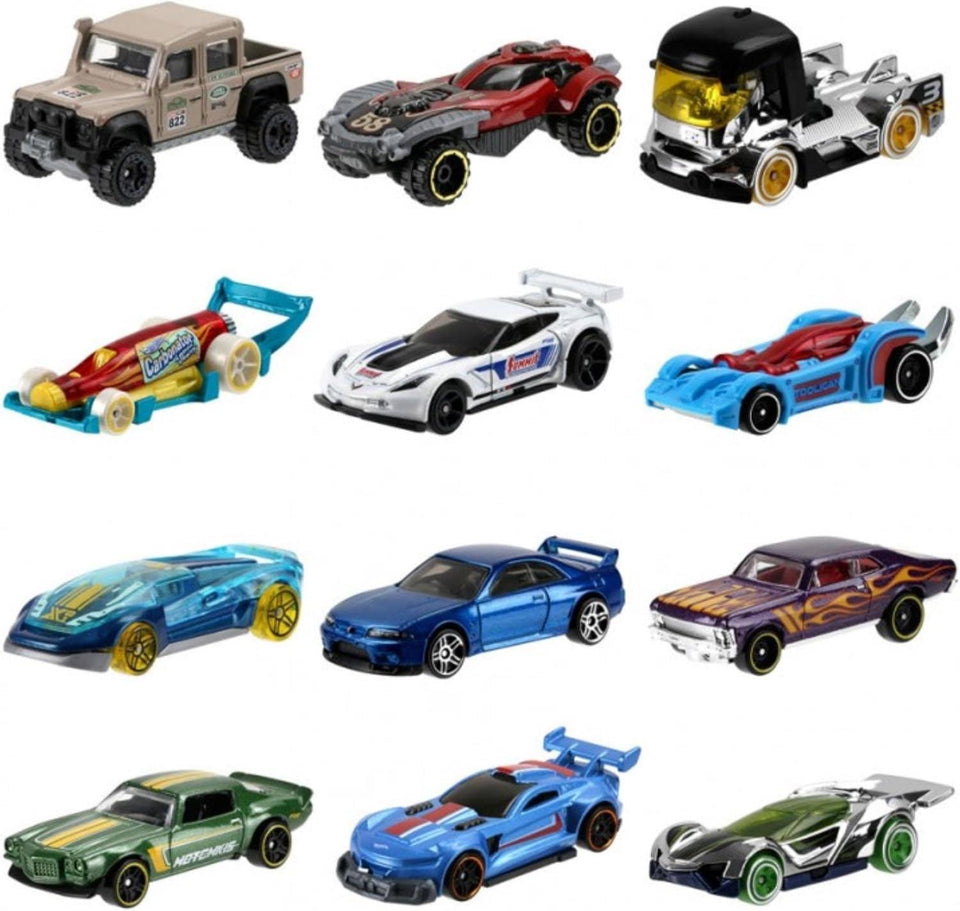 Hot Wheels Assortment - Full Case Pack of 72 Cars
