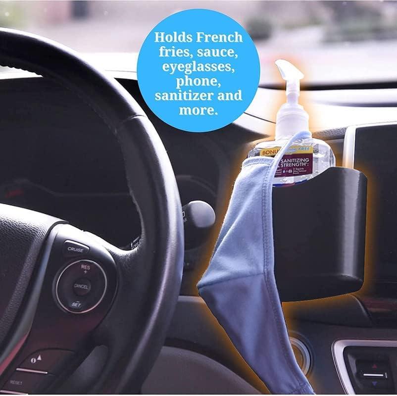 Vent N' Door Caddy French Fry & Sauce Holder Combo On The Go Car Door Clip Mighty Mojo