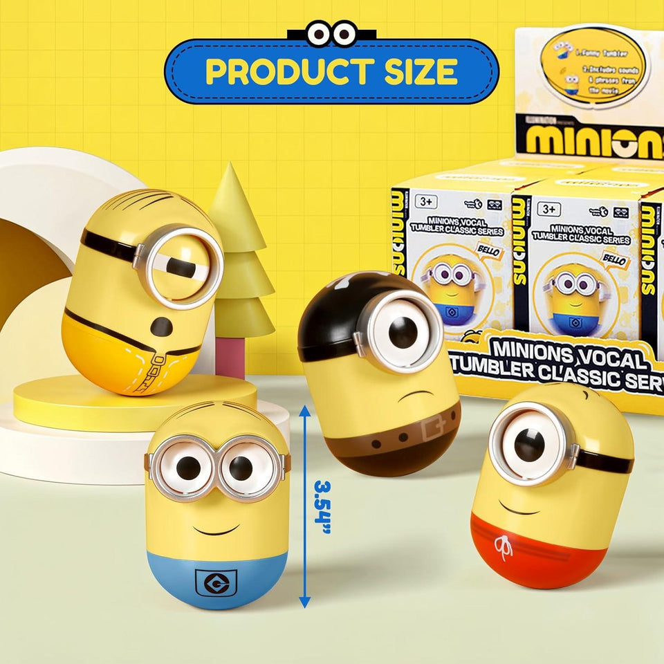 Minions Musical Wobbler Tumbler Toy Blind Box Action Figure for Kids – 1pk