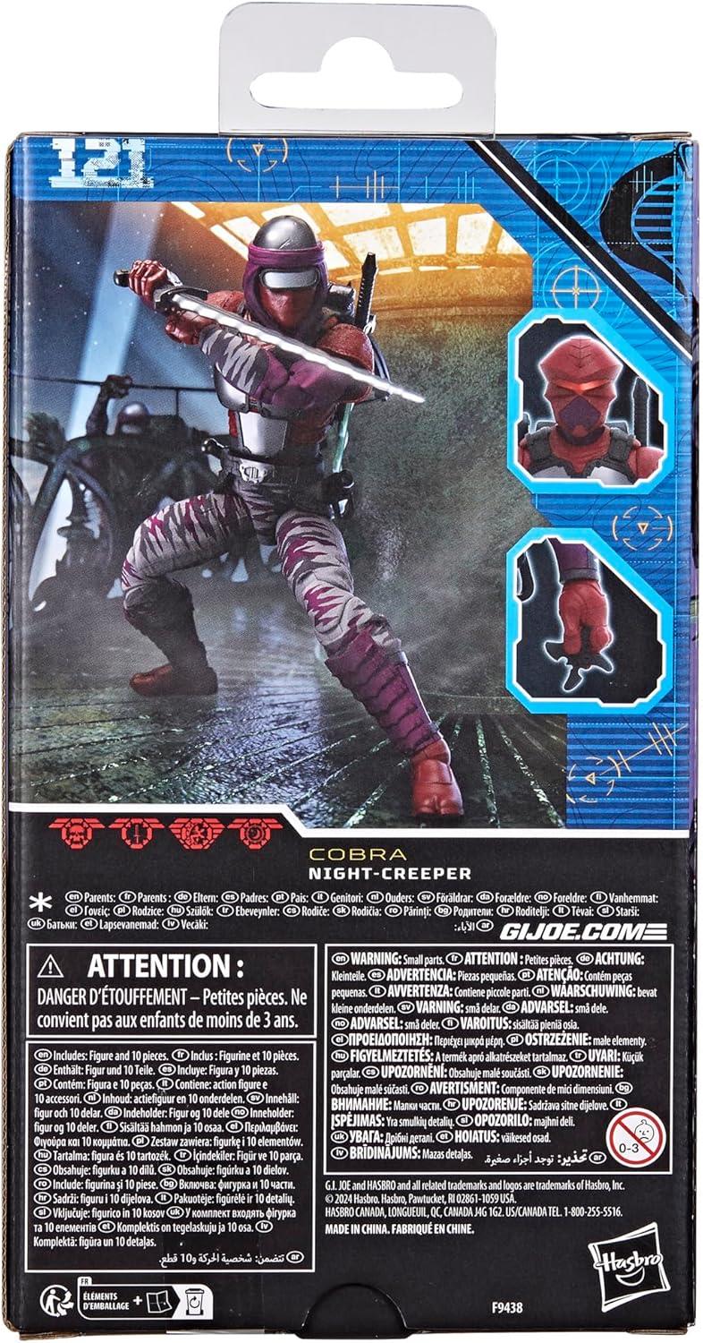 G.I. Joe Classified Series #121, Night-Creeper, Collectible 6-Inch Ninja