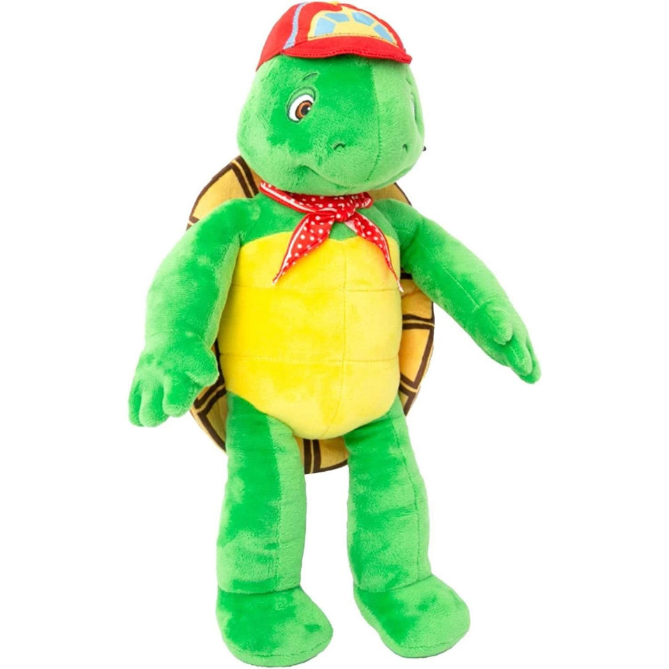 Franklin the Turtle Plush Doll 14" Book TV Series Character Stuffed Animal Hat Bandana Mighty Mojo