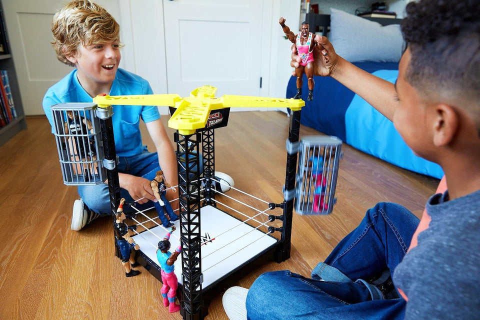 WWE Tough Talkers Championship Takedown Ring Playset