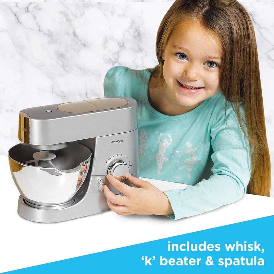 Casdon Kenwood Mixer | Toy Food Mixer for Children Aged 3+ | Perfect for Budding Bakers Who Enjoy Mixing Real Food