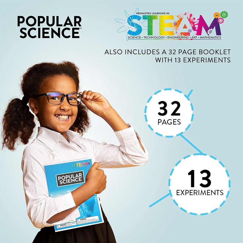 Popular Science Climate Science STEM Kit – Educational Experiments for Kids 8+