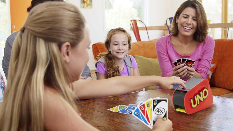 UNO Attack Card Game, Gifts for Kids and Family Night, Card Launcher