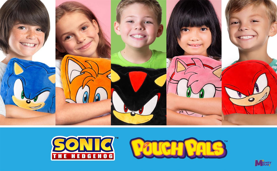Sonic Plush Pillow Mighty Mojo Pouch Pal Microwavable Heating & Cooling Toy