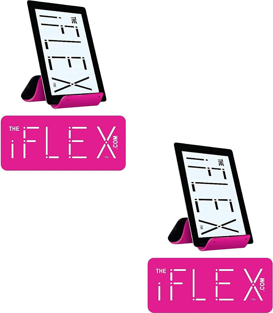 iFLEX Pink 2pk Flexible Stand For Cell Phone & Tablet Work and Home