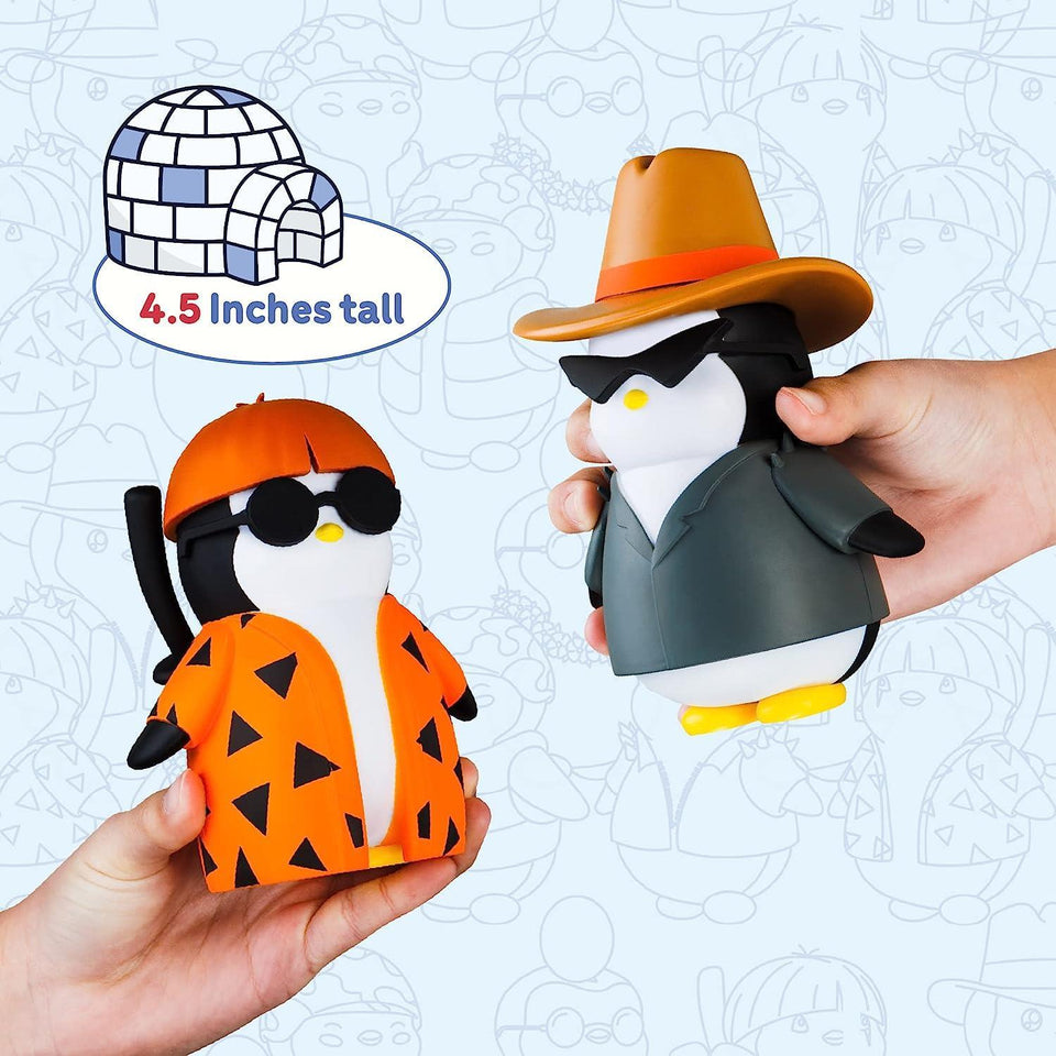 Pudgy Penguins Rhombus Orange Robe Customize Outfits Figure Forever Friend Friend