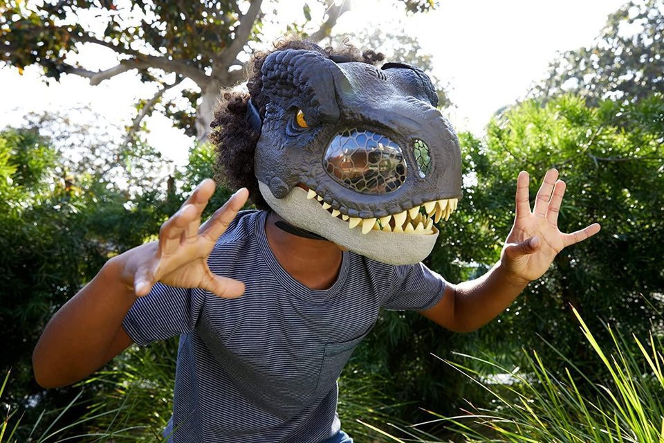 Tyrannosaurus Rex Chomp N Roar Dinosaur Mask Jurassic World Dominion T-Rex Head Mattel