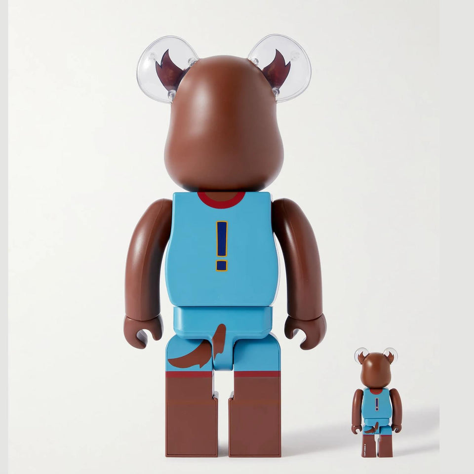 Space Jam Tasmanian Devil 400% 100% Bearbrick Be@rbrick Tune Squad Figure Set Medicom Toy