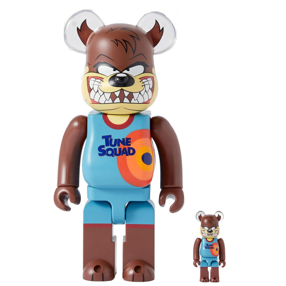 Space Jam Tasmanian Devil 400% 100% Bearbrick Be@rbrick Tune Squad Figure Set Medicom Toy
