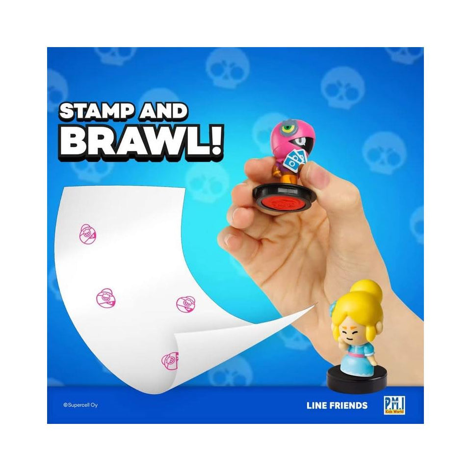 Brawl Stars Stamps 5pk Cake Toppers Jessy Rosa Tara Emz Piper Brawler Set PMI International