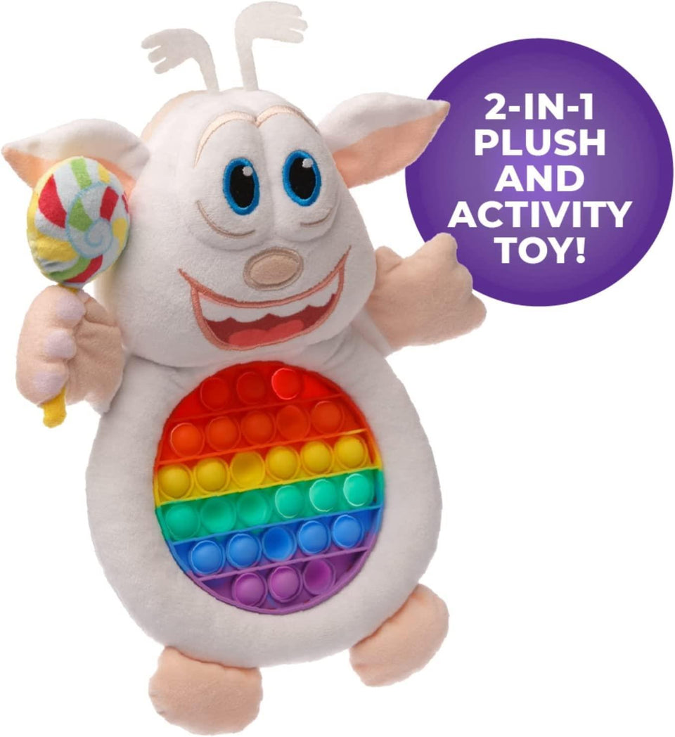 Booba Pop Sensory Plush Doll Stuffed Kids Fidget Soft Toy Character Mighty Mojo