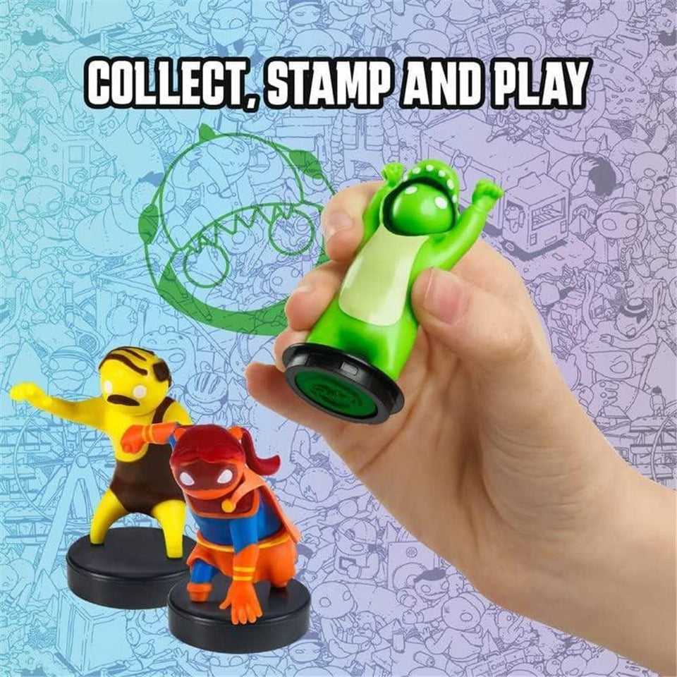 Gang Beasts Stamper Figures 5pk Video Game Character Mini Stamp PMI International