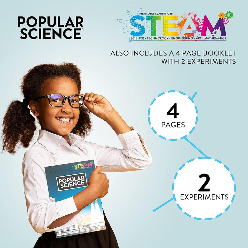 Popular Science Rocket Kit STEM Educational Experiments Activity WOW! Stuff