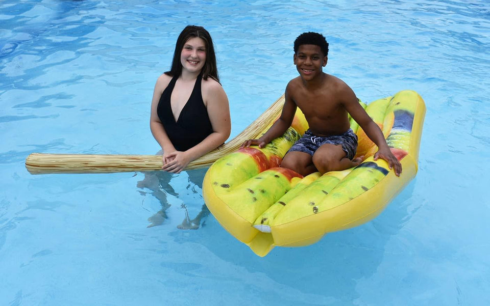 Fruit Popsicle Inflatable Pool Float Tube & Noodle 2-in-1 Floats Raft Mighty Mojo