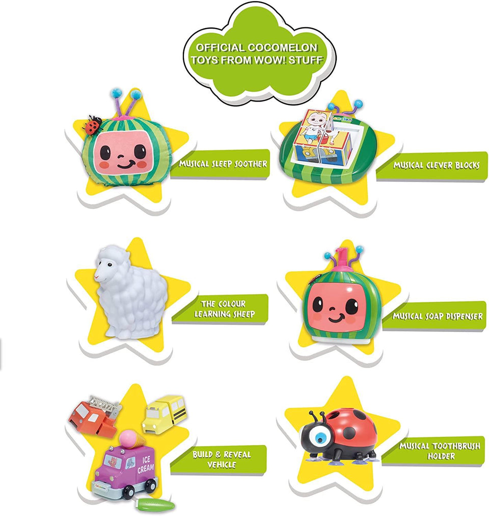 CoComelon Color Learning Musical Sheep Night Light Nursery Rhyme Interactive WOW! Stuff