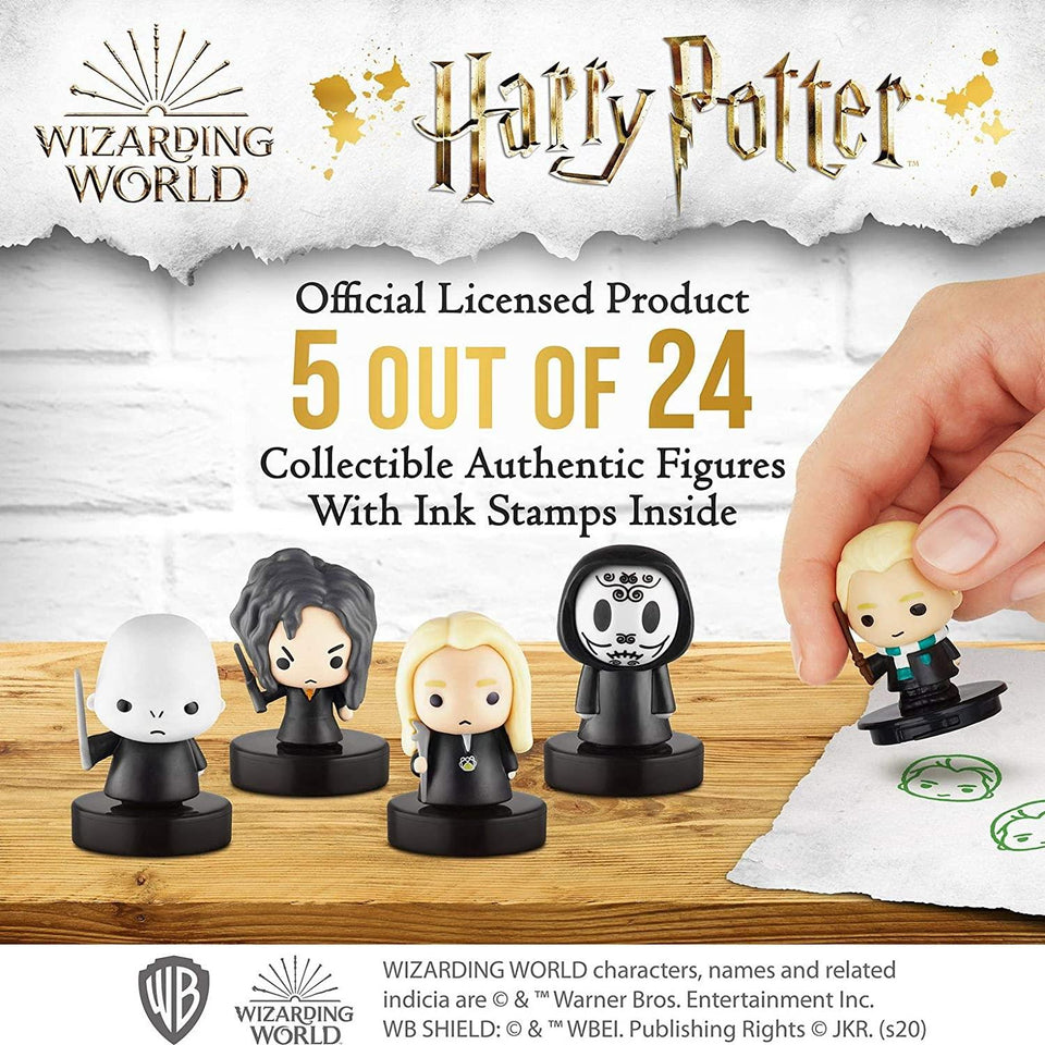 Harry Potter Stampers 5pk Bellatrix Death Eater Voldemort Lucius Draco PMI International