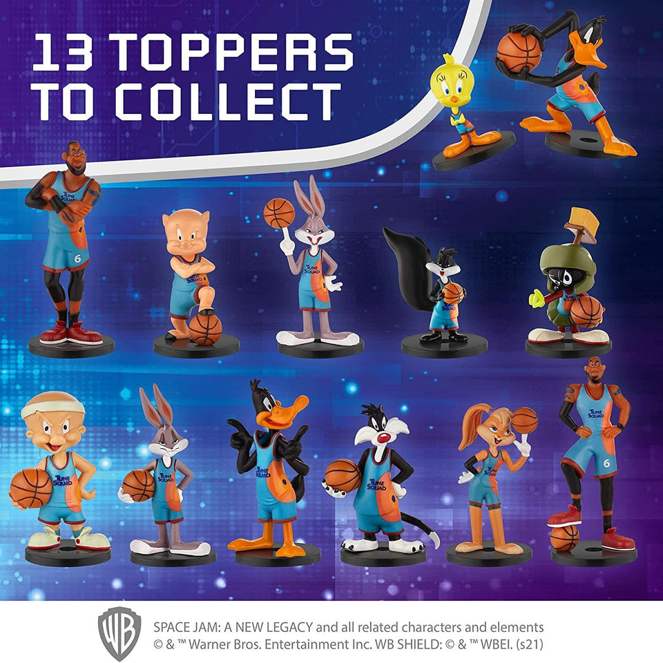 Space Jam 5pk Pencil Toppers Tweety Sylvester Penelope LeBron Bugs Bunny PMI International