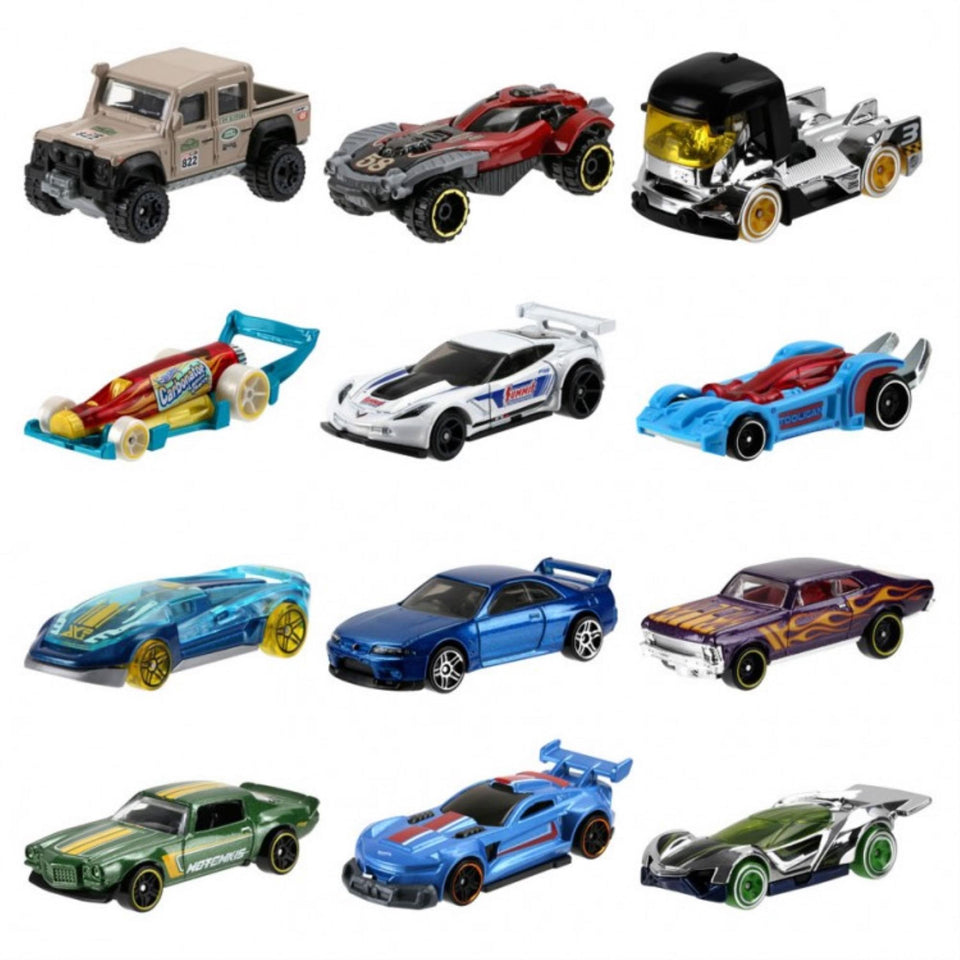 Hot Wheels Basic Car 72ct Assortment Case Die-Cast Toy Cars Lot Mattel