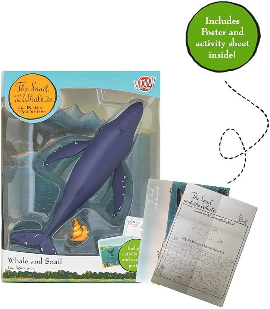 Snail and The Whale Julia Donaldson Story Book Character Play Figure Toy WOW Stuff