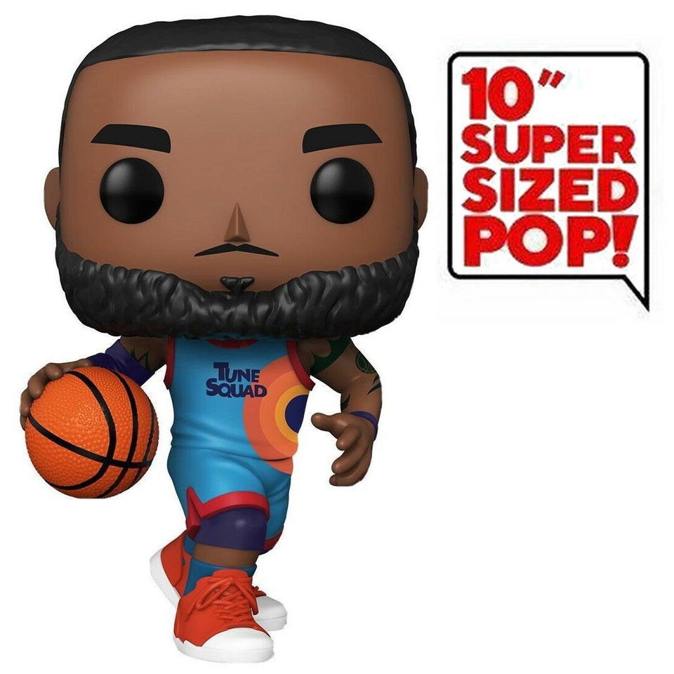 Funko Pop LeBron James Space Jam Legacy Jumbo 10" #1095 Basketball Figure