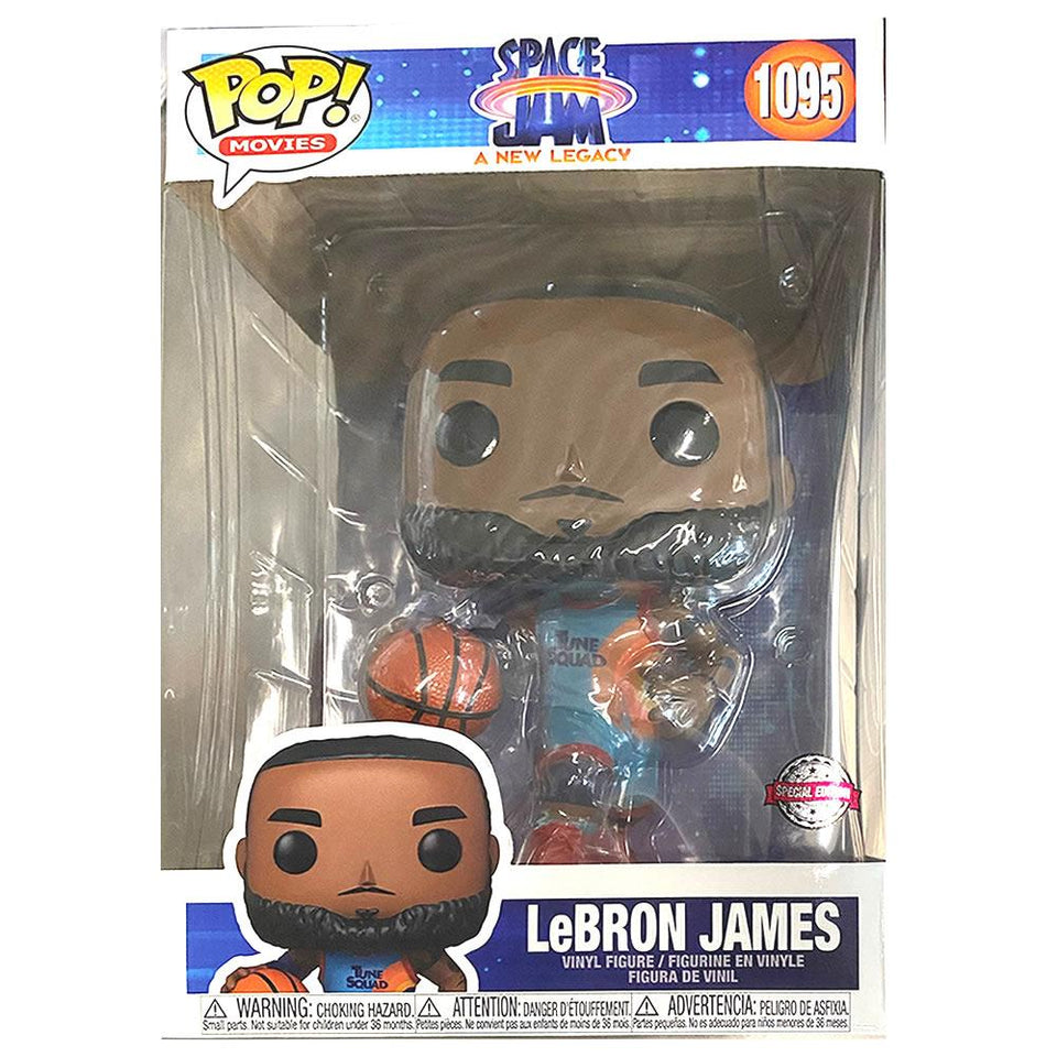 Funko Pop LeBron James Space Jam Legacy Jumbo 10 #1095 Basketball Fig –  Archies Toys