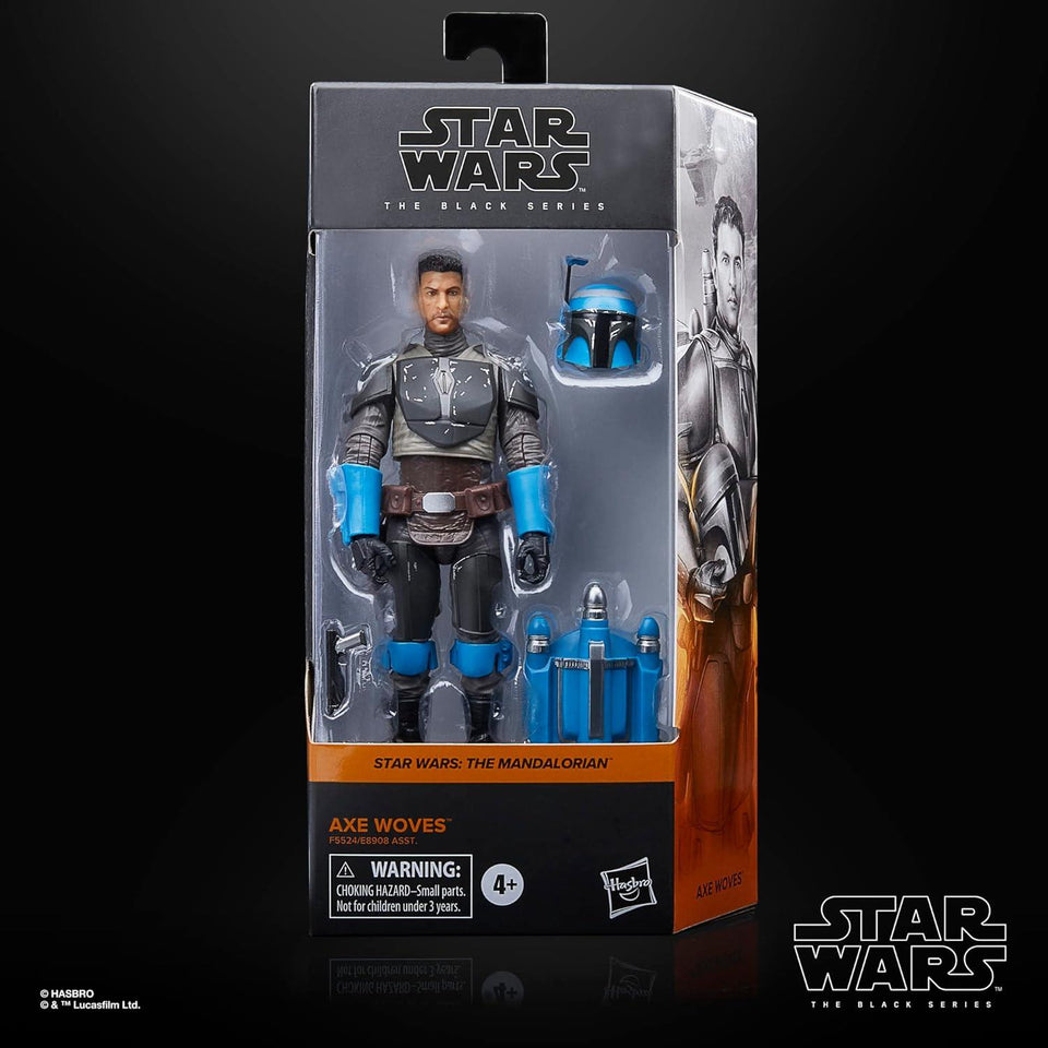 Axe Woves Star Wars Action Figure The Mandalorian Posable Helmet Jetpack Blaster Hasbro