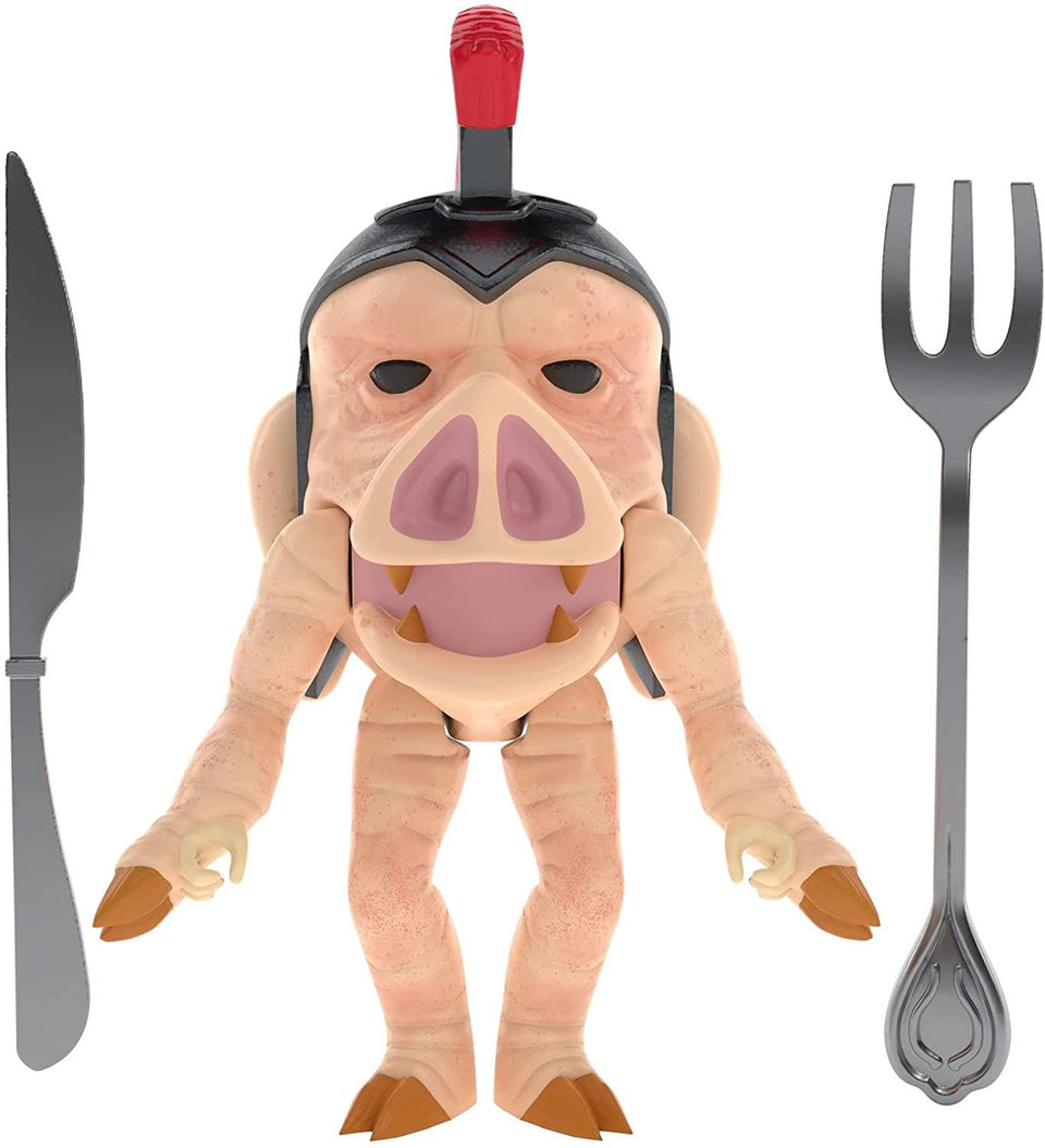 Mighty Morphin Power Rangers Pudgy Pig ReAction Figure Villan Super7
