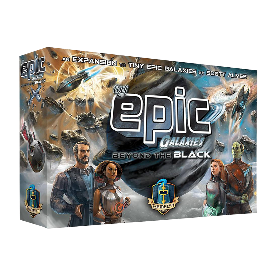 Tiny Epic Galaxies: Beyond the Black Game Cards Expansion Fantasy Space Board Gamelyn Games TEGBTB01