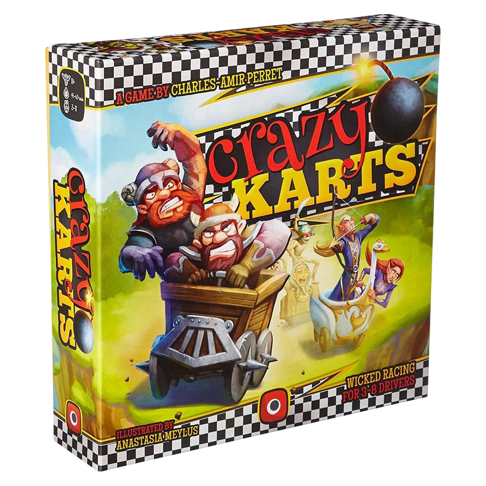 Crazy Karts Medieval Wicked Racing Board Game Portal Games