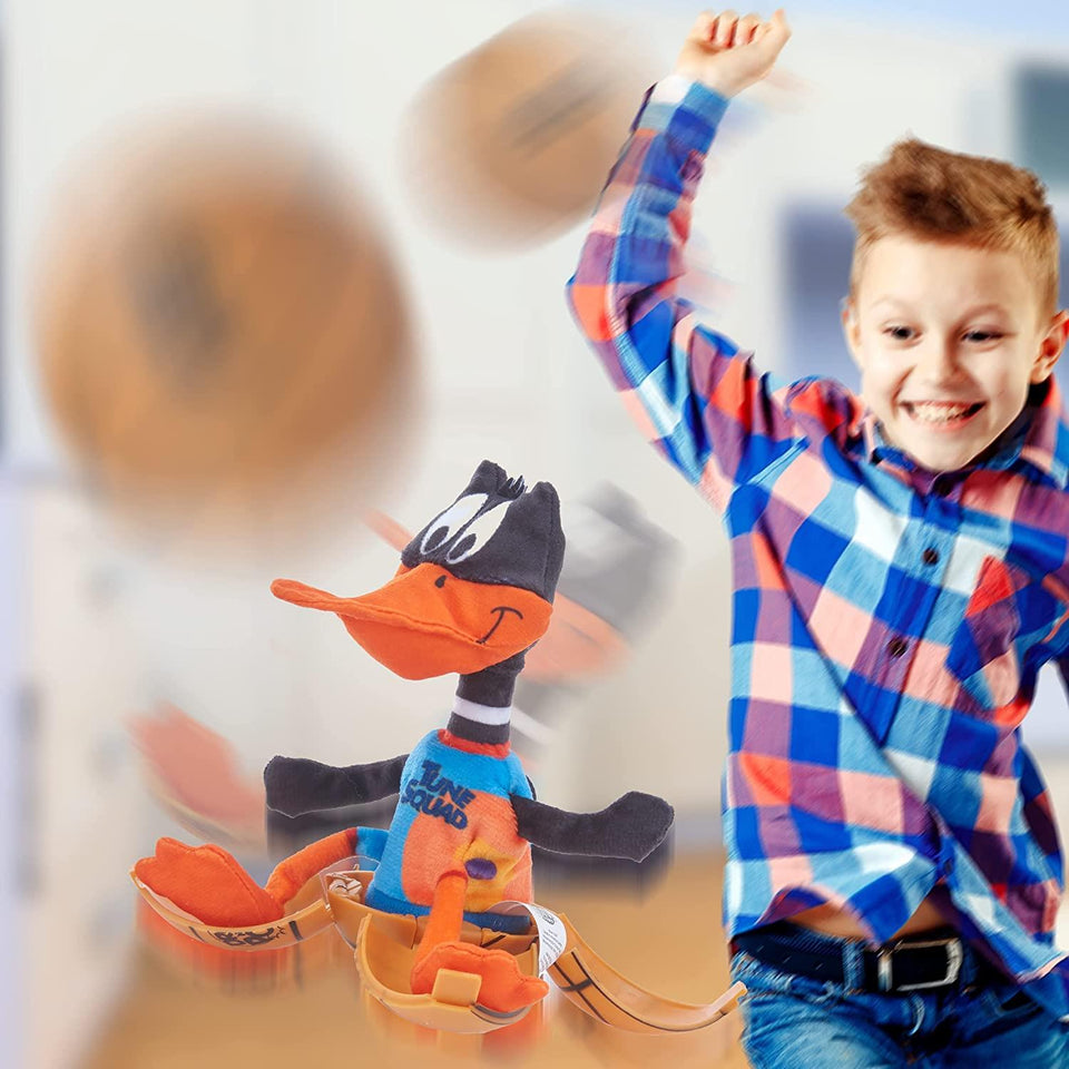 Space Jam A New Legacy: Daffy Duck Plush Drop 'n Pop Basketball Kids Interactive Toy WOW! Stuff