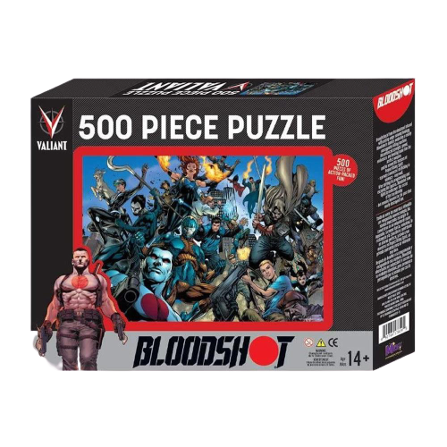 Valiant Comics Universe Superhero Bloodshot 500 Piece Jigsaw Puzzle