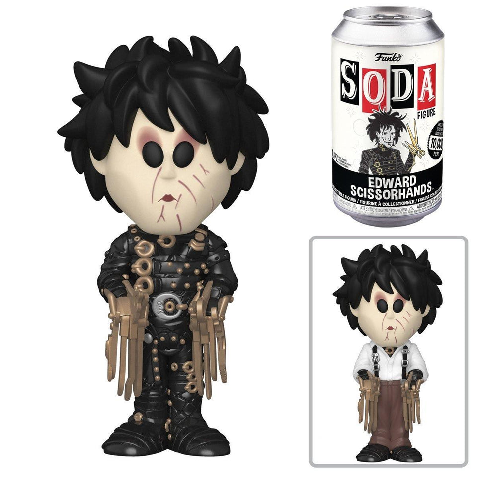 Funko Edward Scissorhands Johnny Depp Soda Limited Burton Movie Figure