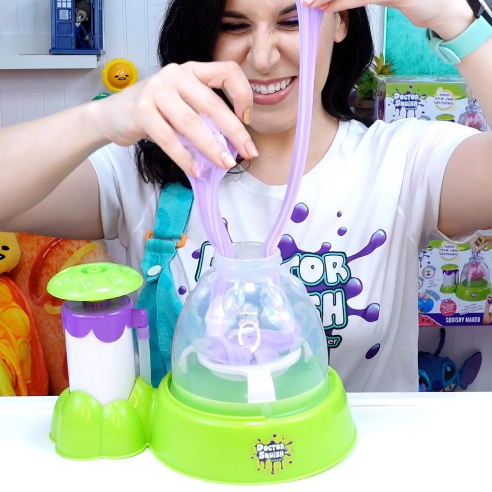 Doctor Squish Squishy Maker Refill 6-Pack Kids Sparkle Slime Party Crafts Mighty Mojo