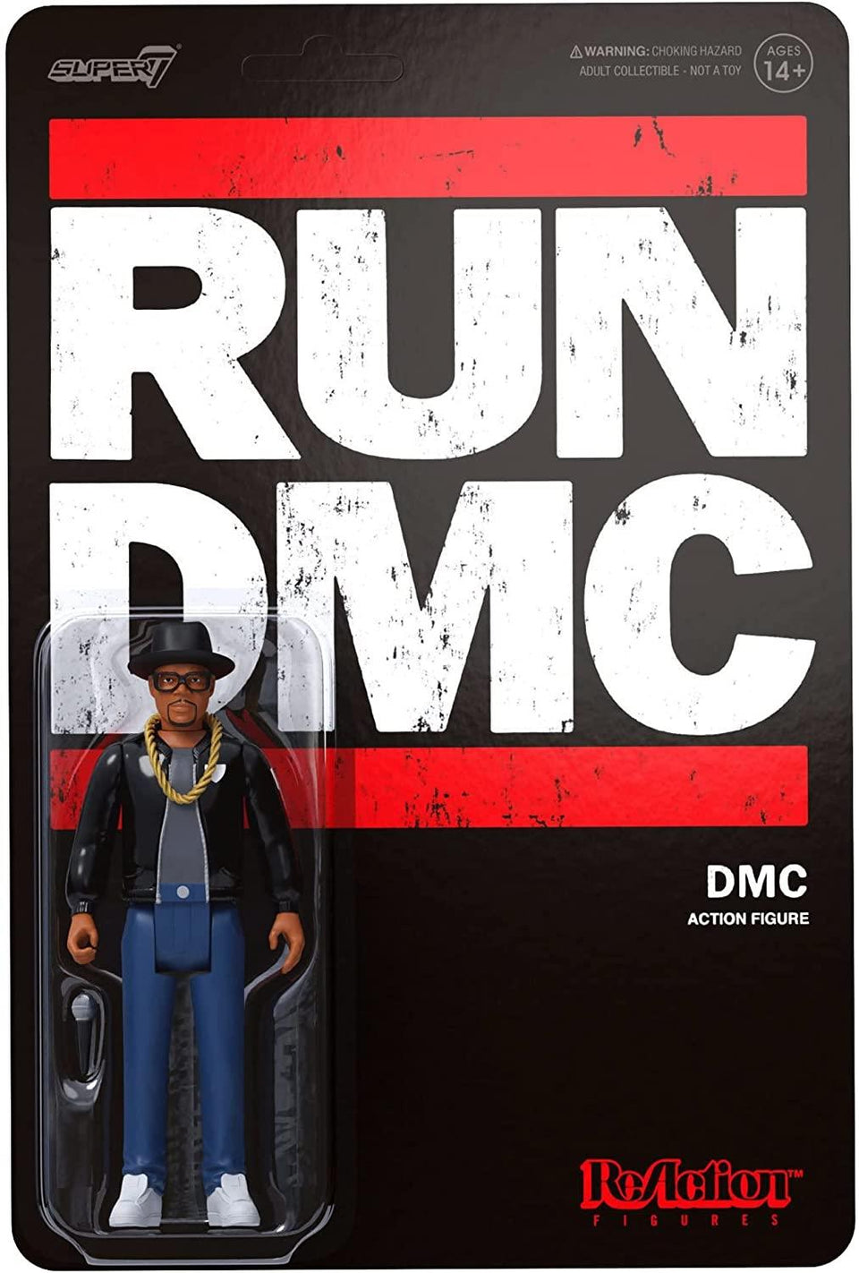Run DMC Darryl DMC McDaniels Hip Hop Rap King Legend Figure Super7