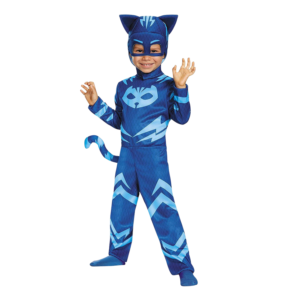 PJ Masks Catboy size M 3T/4T Kids Costume Tail Headpiece Outfit Disguise