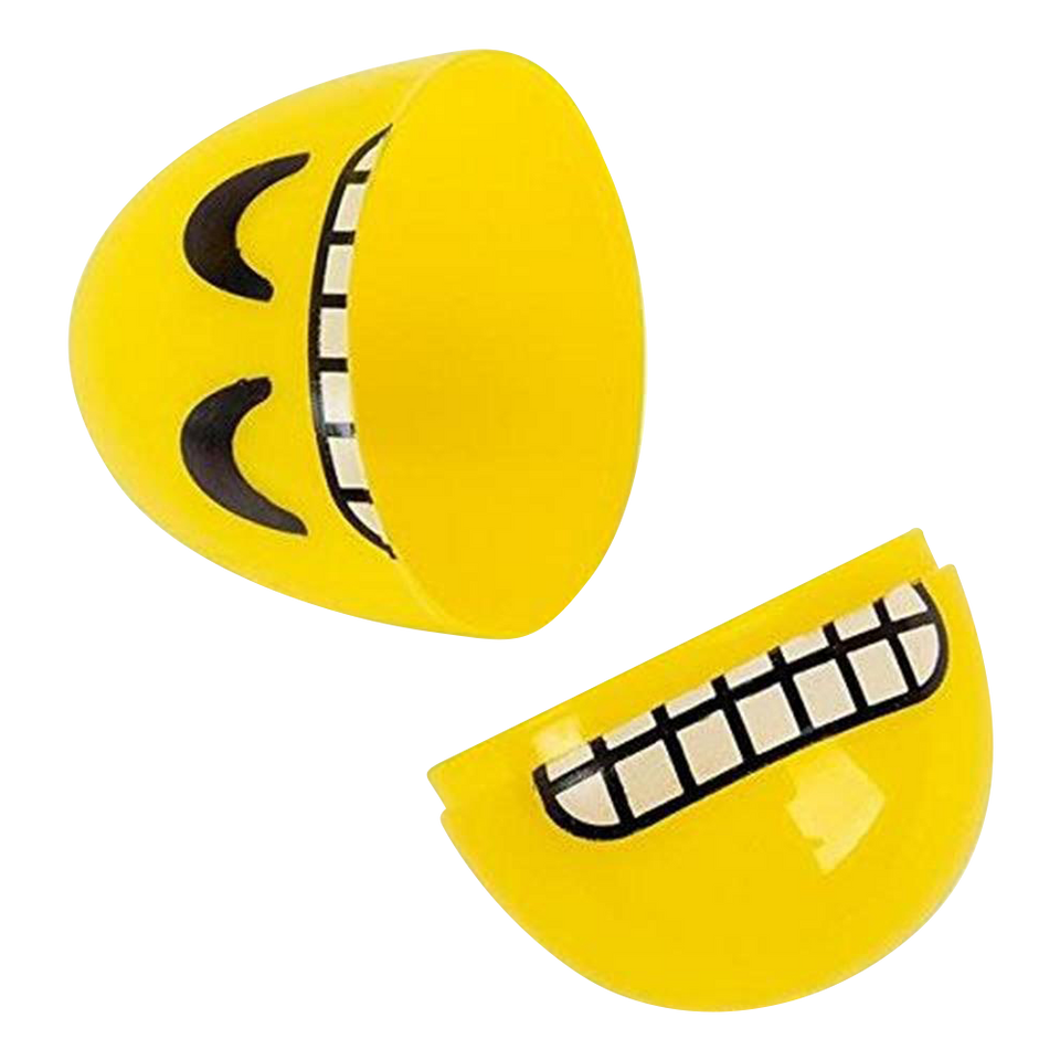 Plastic Easter Egg Hunt Set Emoji Faces 12 count