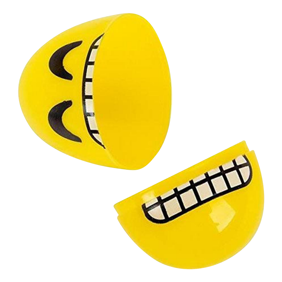Plastic Easter Egg Hunt Set Emoji Faces 48 count