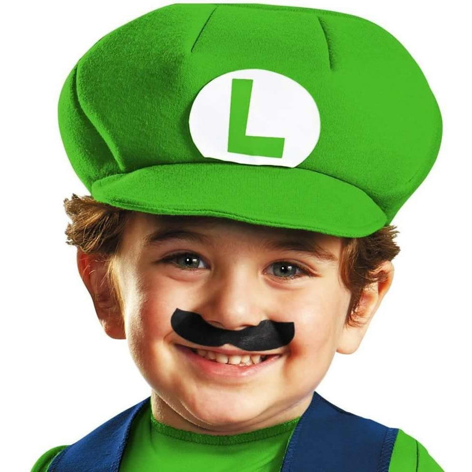 Nintendo Super Mario Bros Luigi Deluxe size M 3T/4T Toddler Boys Costume Licensed Disguise