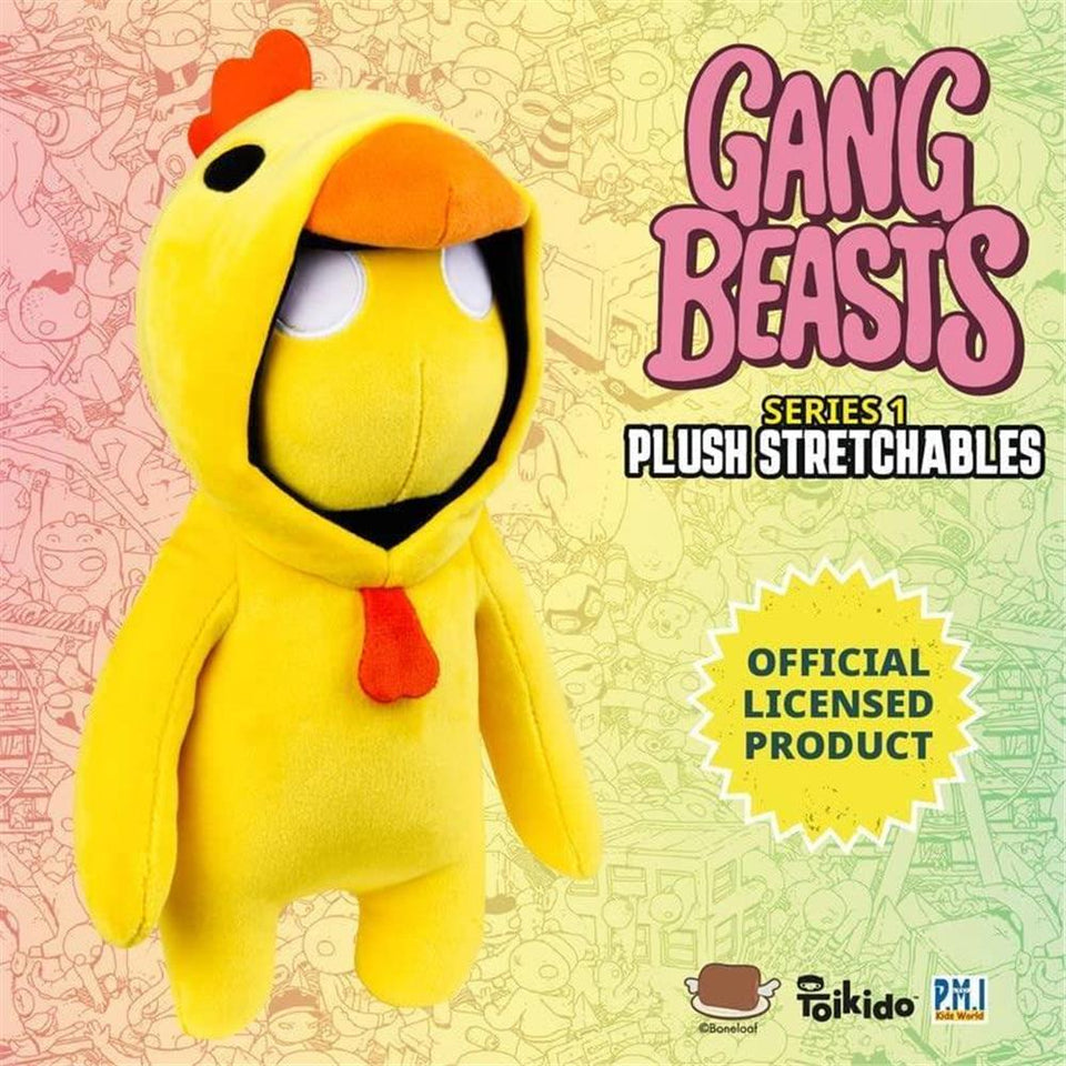 Gang Beasts Plush Yellow Chicken Costume 16" Gamer Character Soft Doll Figure PMI International